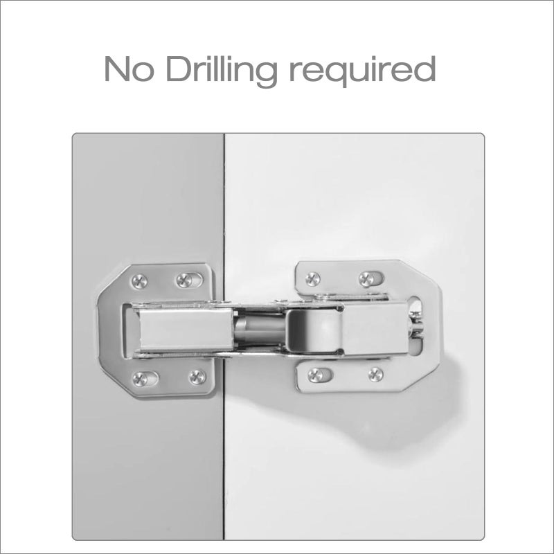 Lancher 4-Pack Hinge Easy Installation Hinges Full Overlay and Insert Hinge for Drawer Window Cupboard Soft Close Cabinet Door Hinges - Image 5